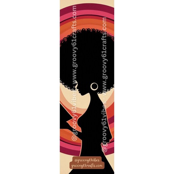 Groovy Reader Bookmark – Vintage Silhouettes for Women Who Love to Read (9-12) - Picture 3 of 5